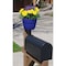 Emsco Group Post Planter, Permanent and Temp. Installation Options, Garden in Untraditional Spaces, Cobalt Blue 2468-1 - alternate 2